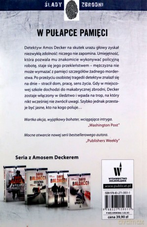 W pułapce pamięci - David Baldacci [KSIĄŻKA]