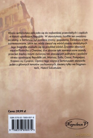 Wojna Sertoriańska 80-71 przed Chrystusem - Tomasz Ładoń [KSIĄŻKA]