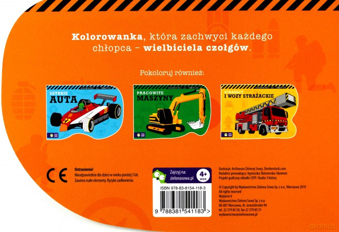 Żołnierze i czołgi. Kolorowanki dla chłopców [KSIĄŻKA]
