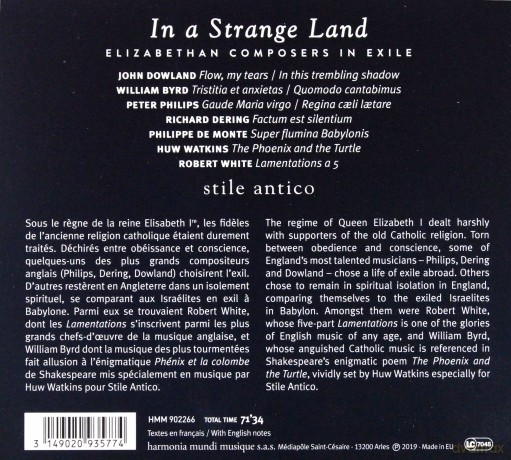 Stile Antico: In A Strange Land [CD]