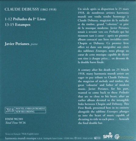 Debussy: Preludes Livre I Estampes Perianes [CD]