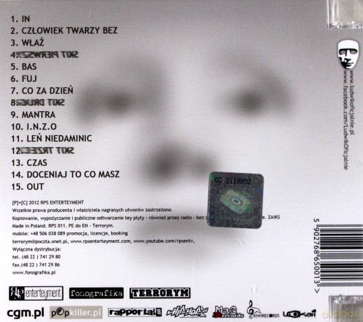 Ludwik: Człowiek Twarzy Bez [CD]