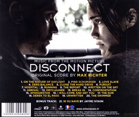 Disconnect soundtrack (Rozłączeni) (Max Richter) [CD]