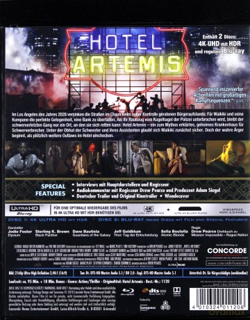 Hotel Artemis [Blu-Ray 4K]+[Blu-Ray]