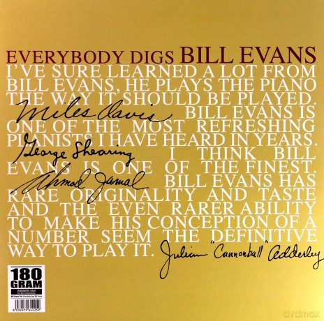 Bill Evans Trio: Everybody Digs Bill Evans [Winyl]