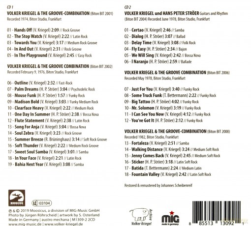 Volker Kriegel: Biton Grooves (digipack) [2CD]