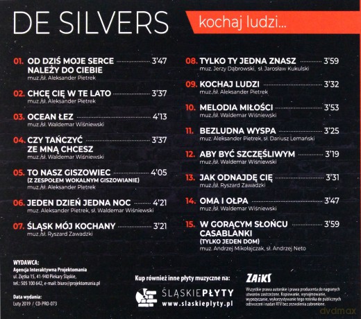 De Silvers: Kochaj ludzi [CD]