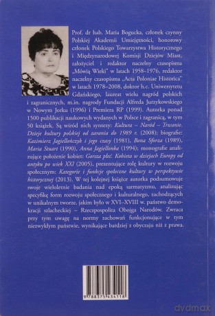 Kultura Sarmatyzmu w Polsce XVI-XVIII wieku - Maria Bogucka [KSIĄŻKA]