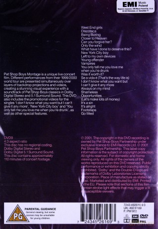 Pet Shop Boys: The Nightlife Tour [DVD]