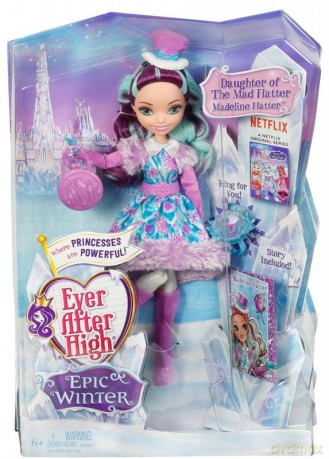 Lalka Ever After High Zima Wszech Baśni Madeline Hatter