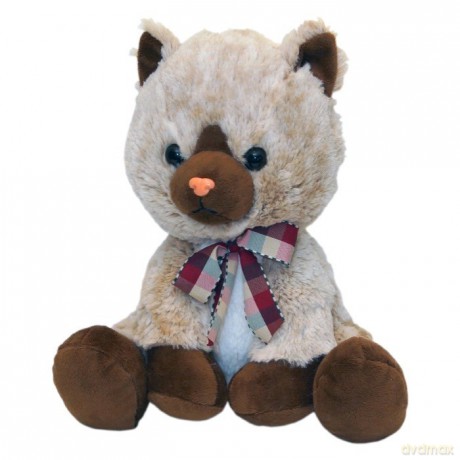 Maskotka Kotek Teoś beżowy 24 cm