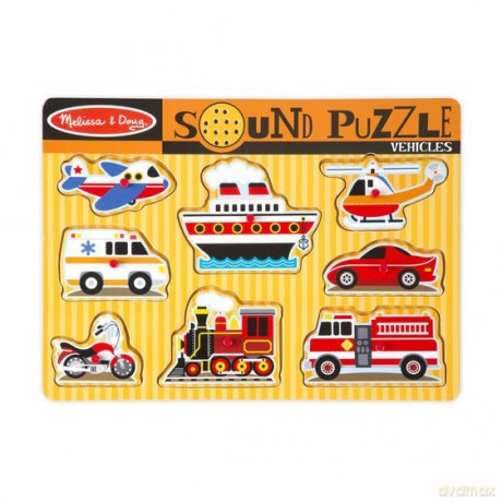 Puzzle dźwiękowe - Pojazdy [PUZZLE]