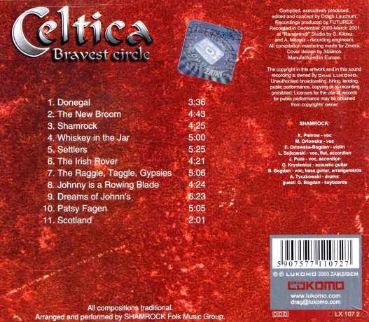 Shamrock: Celtica Bravest Circle [CD]