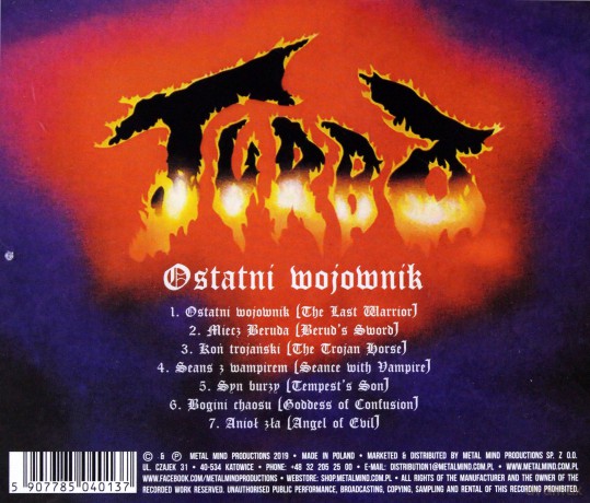 Turbo: Ostatni Wojownik [CD]
