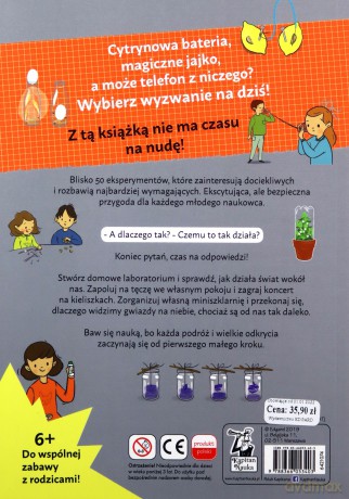 Cytrynowa bateria i inne eksperymenty. Kapitan Nauka - Natalia Minge, Krzysztof Minge [KSIĄŻKA]