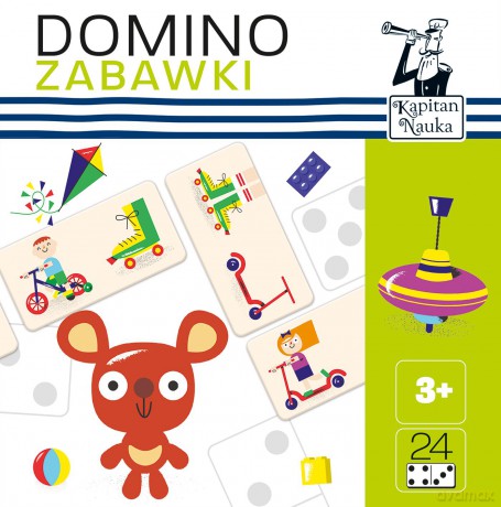 Domino obrazkowe Zabawki. Kapitan Nauka [GRA]