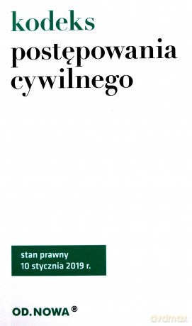 Kodeks postępowania cywilnego 2019 - Agnieszka Kaszok [KSIĄŻKA]
