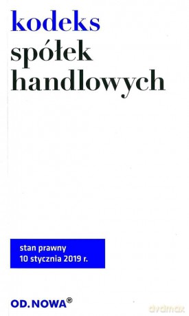 Kodeks spółek handlowych 2019 - Anna Prus [KSIĄŻKA]