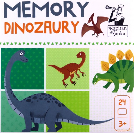 Memory dinozaury. Kapitan Nauka [GRA]