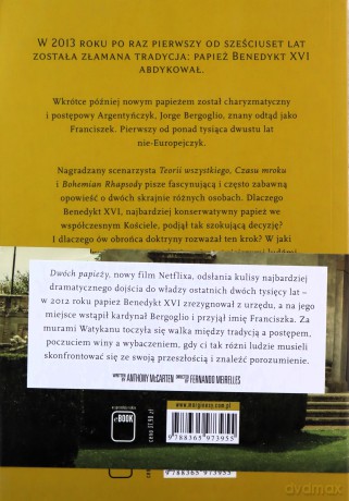 Papież Franciszek, Benedykt i decyzja która wstrząsnęła światem - Anthony Mccarten [KSIĄŻKA]