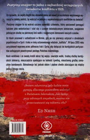 Pustynny snajper czyli jak zwykły angol poszedł na wojnę z ISIS - Ed Nash [KSIĄŻKA]