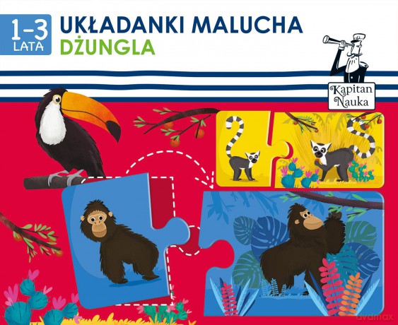 Układanki malucha. Dżungla. Kapitan Nauka [GRA]