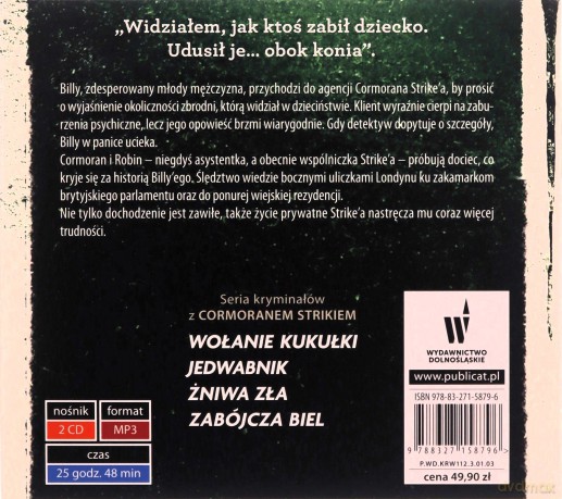 Zabójcza biel. Cormoran Strike prowadzi śledztwo (Tom 4) - Robert Galbraith [AUDIOBOOK]