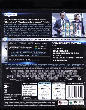 The Post (Czwarta władza) [Blu-Ray 4K]+[Blu-Ray]