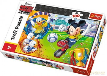 TREFL 100 el. - Myszka Miki na boisku [PUZZLE]