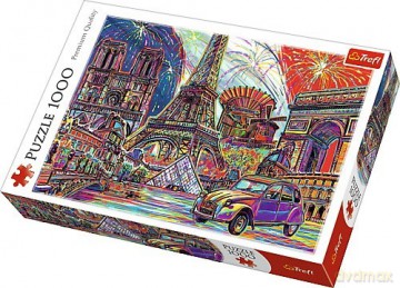 TREFL 1000 el. - Kolory Paryża [PUZZLE]