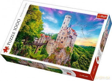 TREFL 1000 el. - Zamek Lichtenstein, Niemcy [PUZZLE]