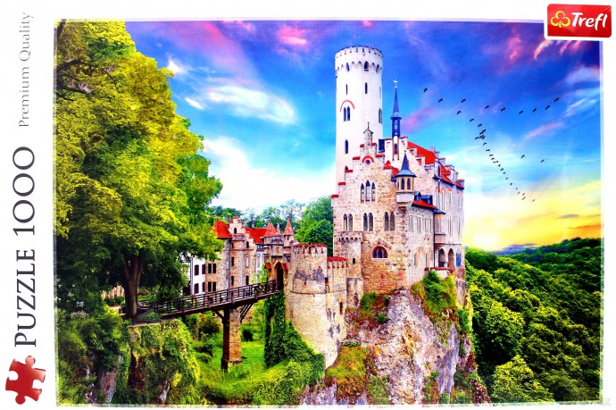 TREFL 1000 el. - Zamek Lichtenstein, Niemcy [PUZZLE]