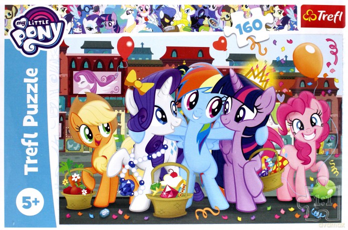 TREFL 160 el. - My Little Pony, Kucyki na zakupach [PUZZLE]