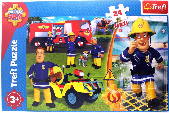 TREFL 24 el. Maxi - Dzielny Strażak Sam [PUZZLE]