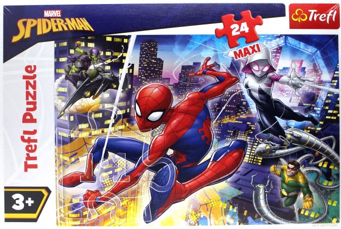 TREFL 24 el. Maxi - Nieustraszony Spider-Man [PUZZLE]