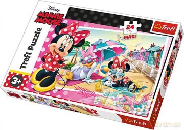 TREFL 24 el. Maxi - Wakacje Minnie [PUZZLE]