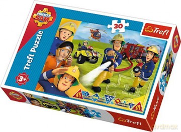 TREFL 30 el. - Strażak Sam, Gotowi by pomagać [PUZZLE]