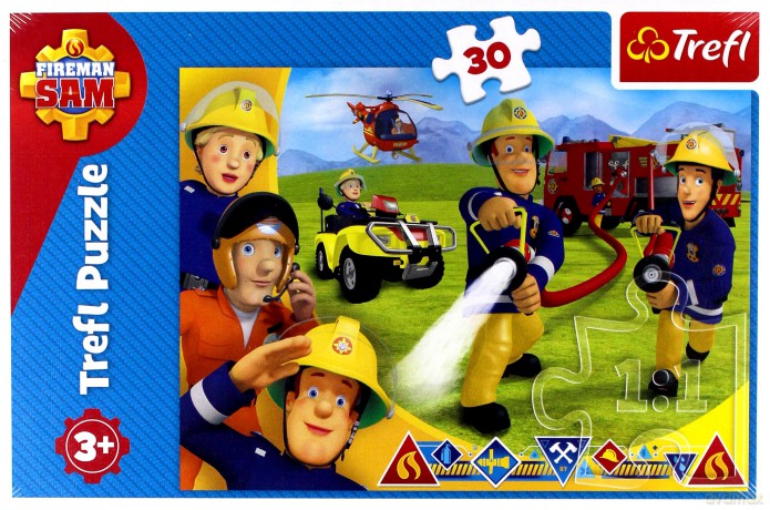 TREFL 30 el. - Strażak Sam, Gotowi by pomagać [PUZZLE]