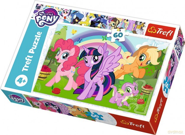 TREFL 60 el. - My Little Pony, Tęczowa przyjaźń [PUZZLE]