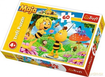 TREFL 60 el. - Pszczółka Maja, Kwiatek dla Mai [PUZZLE]