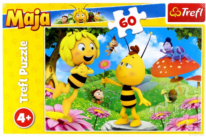 TREFL 60 el. - Pszczółka Maja, Kwiatek dla Mai [PUZZLE]