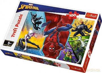TREFL 100 el. - Spiderman, Do góry nogami [PUZZLE]