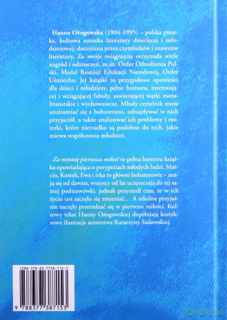 Za minutę pierwsza miłość - Hanna Ożogowska [KSIĄŻKA]