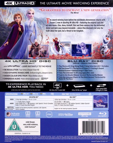 Frozen II (Kraina lodu II) (Disney) [Blu-Ray 4K]+[Blu-Ray]