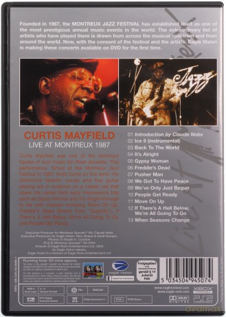 Curtis Mayfield: Live At Montreux 1987 [DVD]