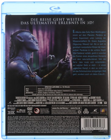Avatar (with Artbook) [Blu-Ray 3D]+[Blu-Ray]+[DVD]