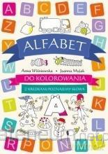Alfabet do kolorowania- z kredkami. Poznajemy słowa [KSIĄŻKA]