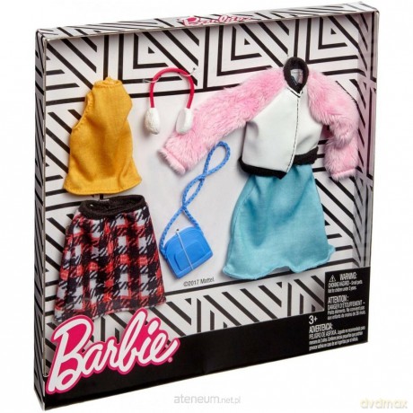 Barbie ubranka z akcesoriami 2 pak 7