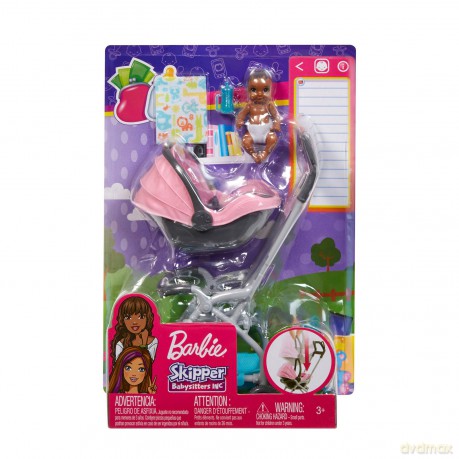 Barbie. Akcesoria spacerowe z laleczką FXG95