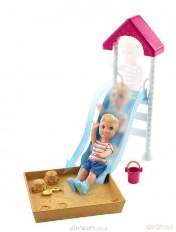 Barbie. Akcesoria spacerowe z laleczką FXG96